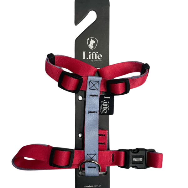 Pretal H color Rojo Y Celeste Talle P