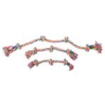 Pawise Cuerda de hueso de 16" con 3 nudos Multicolor