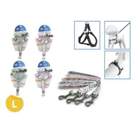 Conjunto Pretal y Correa Para Perros L