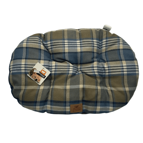 Colchoneta Azul A Cuadros 78 cm