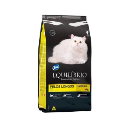 Alimento Para Gatos Equilibrio Adultos Pelos Longos 7.5 Kg