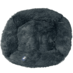 Cama Rectangular Anti Estres Color Gris Plomo