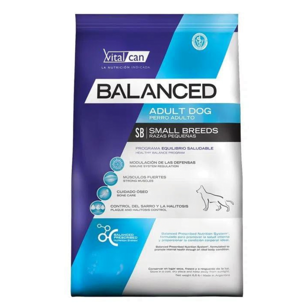 Balanced-Perro-Adulto-Raza-Pequena-Vital-Can-2-Kg.png Balanced Perro Adulto Raza Pequeña Vital Can 3 Kg - Imagen 1