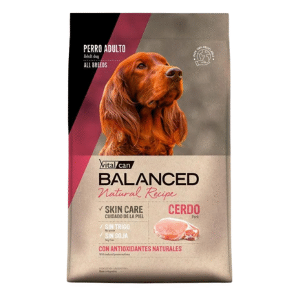 Balanced Perro Natural Récipe Cerdo 15 Kg
