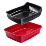 Bandeja Doble Ariel Bordeaux - Imagen 2