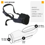 Bozal Para Perros Ajustable y Acolchado Safe M - Imagen 5