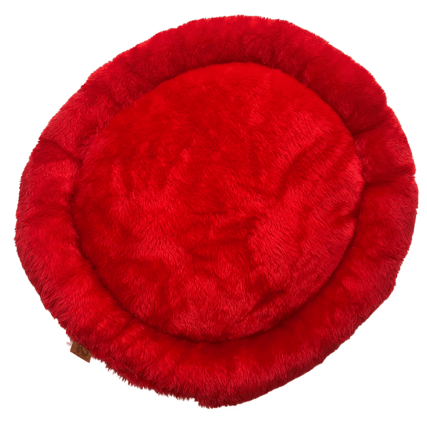 Cuna Piel De Sol Redonda 60 cm Roja