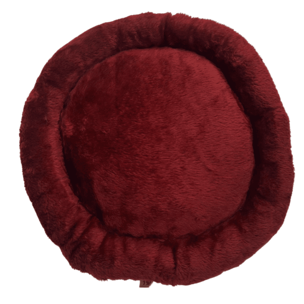 Cuna Piel De Sol Redonda 60 cm Bordeaux