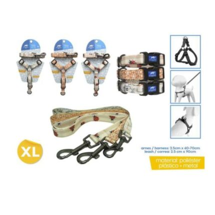 Conjunto Pretal y Correa Para Perros XL