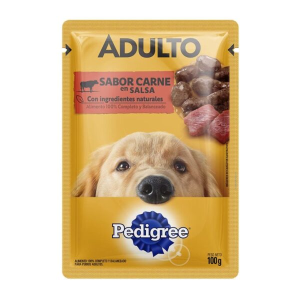 Sobre Pedigree Adulto Carne En Salsa 100 Gr