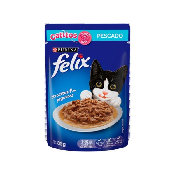 Sobre Felix Classic Gatitos Pescado 85 Gr