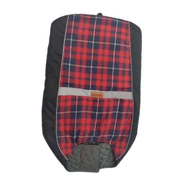 Campera Doglemi Roja a Cuadros 31 Cm