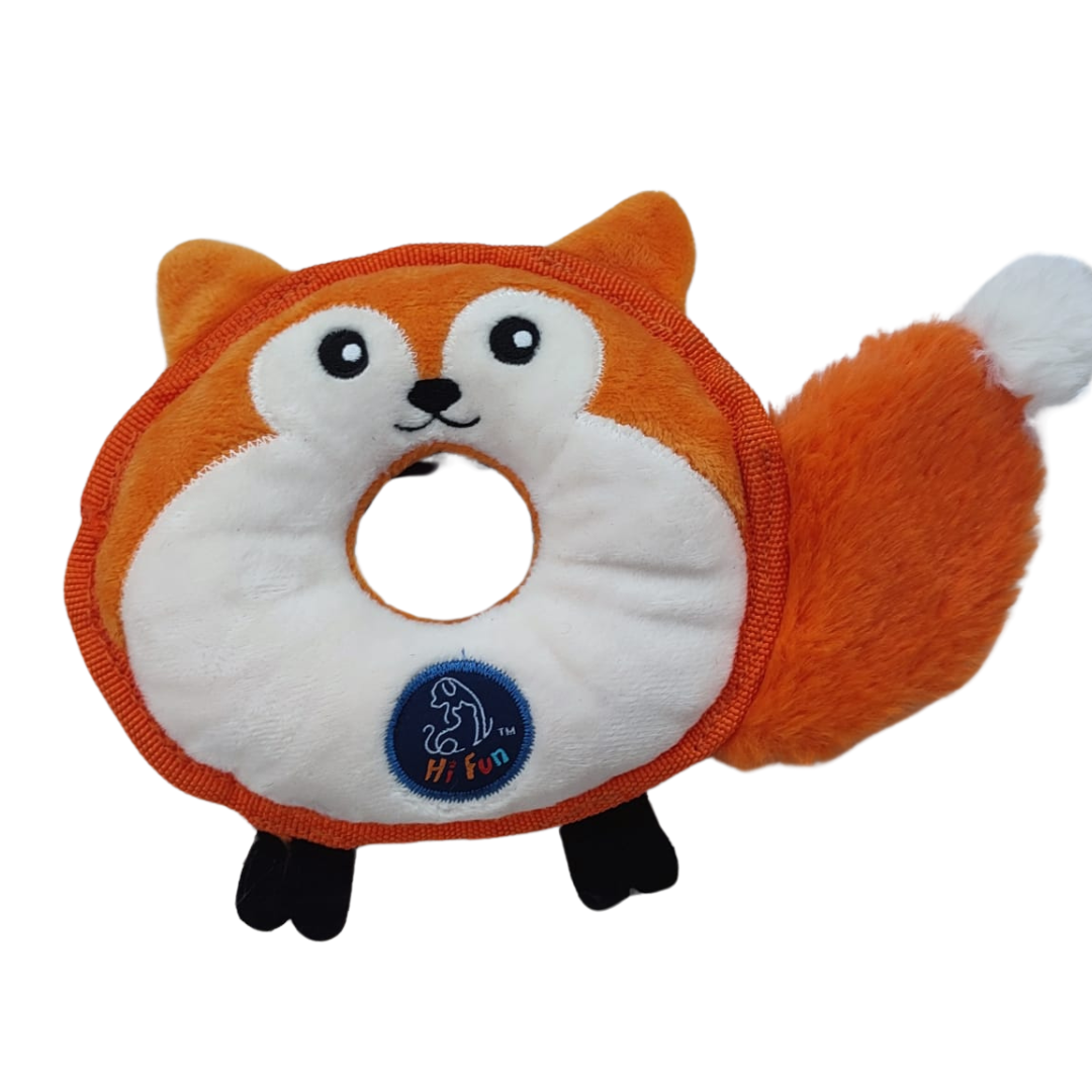 IM50108ZORRO Peluche De Juguete Zorro Con Chifle - Imagen 1