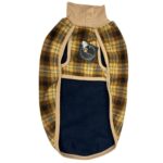 Patagonia Doble Polar Cuadros Marrón Talle 3