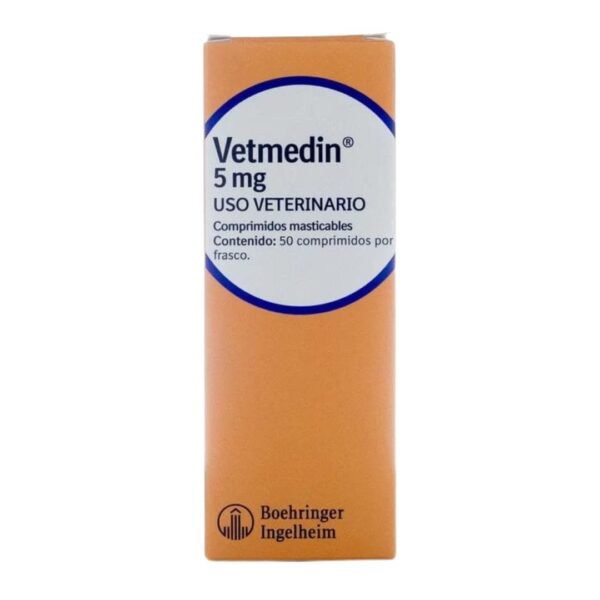 Vetmedin 5 Mg 50 Comprimidos