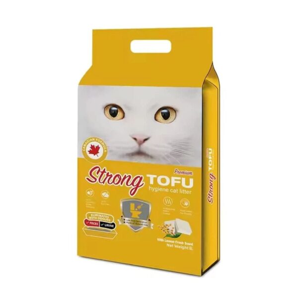 Sanitario De Tofu Limón 7 Litros Biodegradable