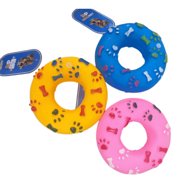 Juguete Dona De Goma Con Chifle Varios Colores