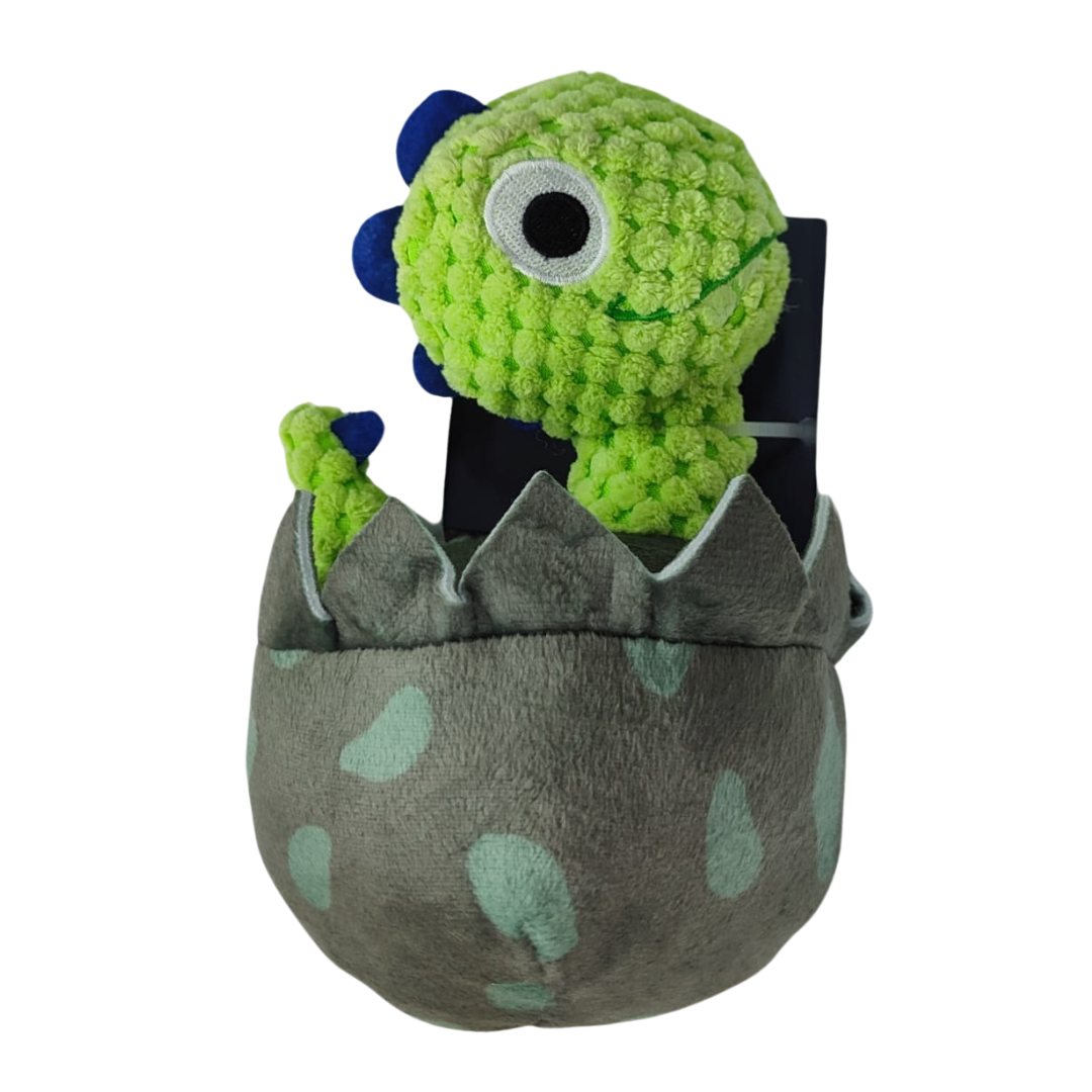 im50119DINOVERDE Peluche De Juguete Dinosaurio Verde Con Chifle - Imagen 1