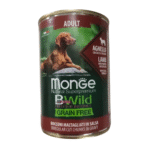 Lata De Pate Monge Bwild Para Perros Sabor Cordero 400 Grs