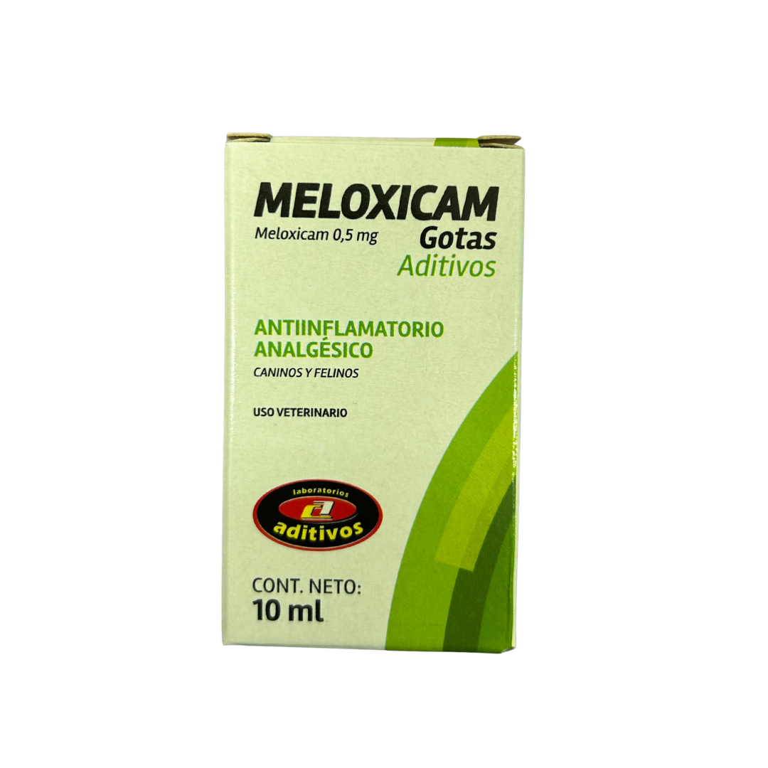 206011PL.png Meloxicam Gotas 10 Ml Meloxicam 0,5 mg/ml Analgesico Para Perros Y Gatos Laboratorio Aditivos - Imagen 1