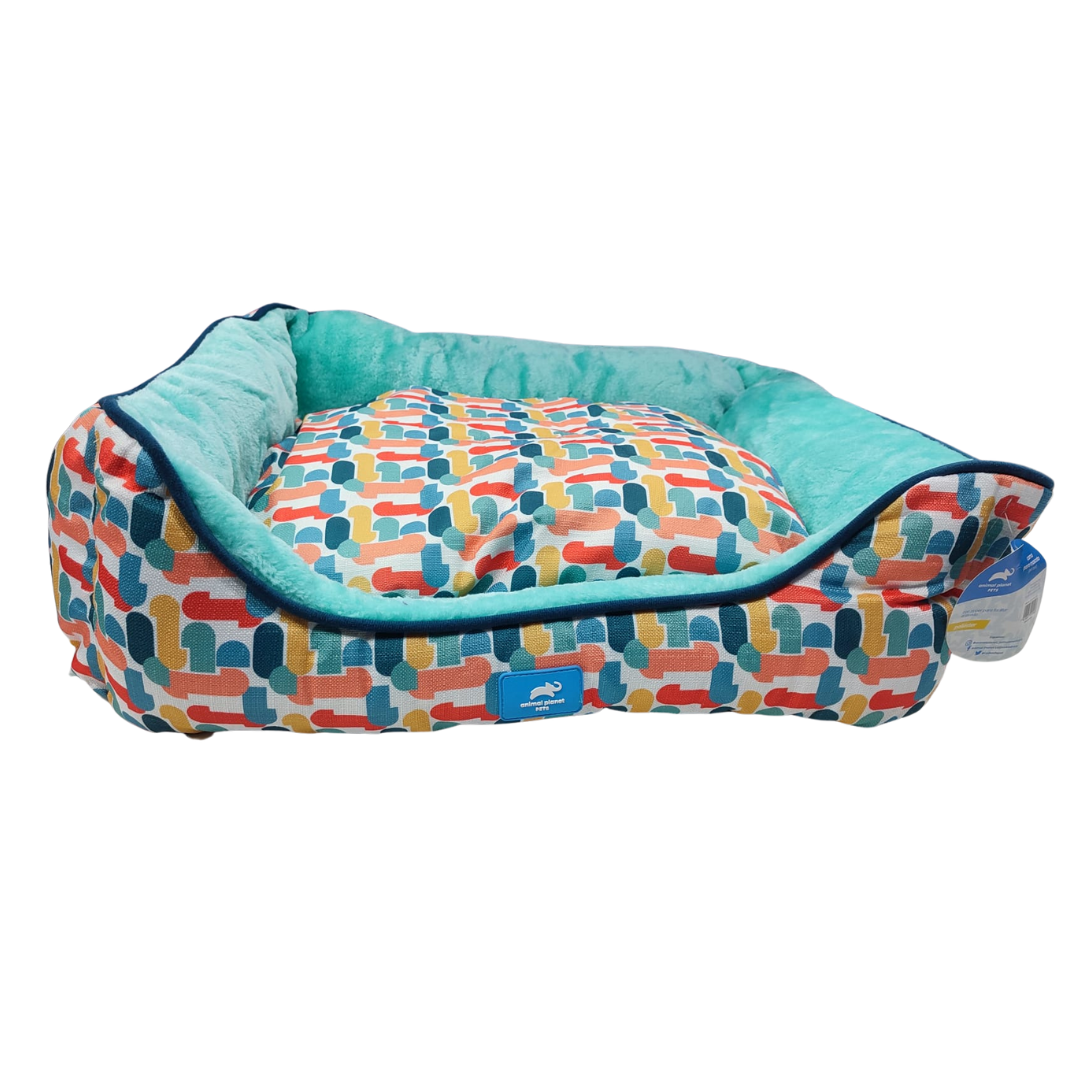 792053T2.png Cuna Animal Planet Verde Agua Con Diseño Desmontable El Almohadon Y La Cuna 60x50x16 - Imagen 1