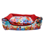 Cuna Animal Planet Roja Con Diseño Desmontable El Almohadon Y La Cuna 70x60x19
