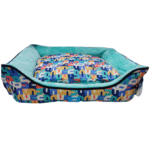 Cuna Animal Planet Verde Con Diseño Desmontable El Almohadon Y La Cuna 70x60x18