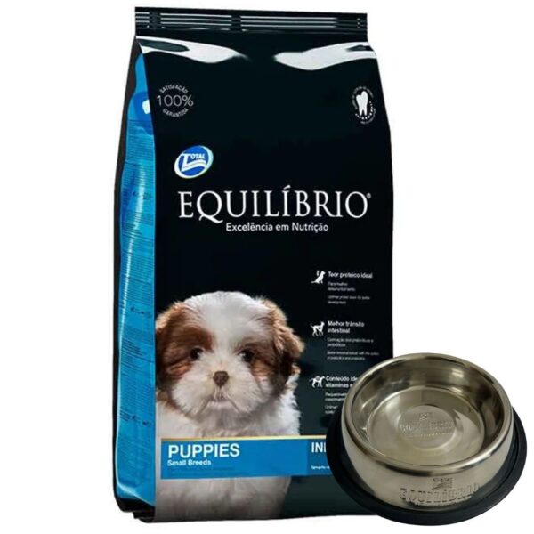 Equilibrio Cachorros Raza Pequeña 7.5Kg+ Plato