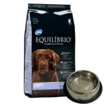 Alimento Perros Equilibrio Light De 15 Kg + Plato Grande
