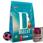 Alimento Dalcat Adulto 10 Kg + Mikcat 85 Grs Y Pelotita