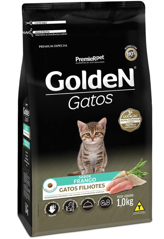 GOLDEN18.webp Alimento Golden Gato Kitten 3 Kg Sabor Pollo - Imagen 1