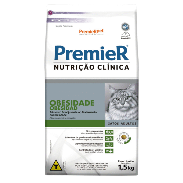 Alimento Premier Para Gatos Obesos 1,5 Kg