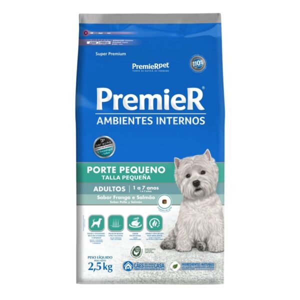 Alimento Premier Perro Adulto Raza Pequeña 2,5 Kg Sabor Pollo