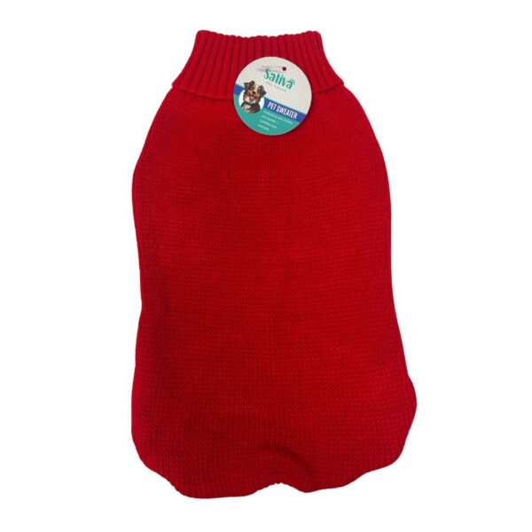 Buzo de Lana Color Rojo Talle XS 30 CM De Largo