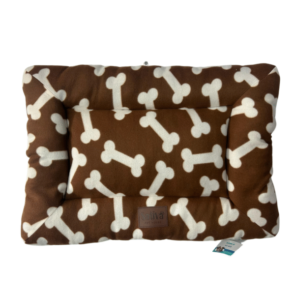 Colchoneta sativa Chocolate Con Huesitos Blancos 70x50 cm
