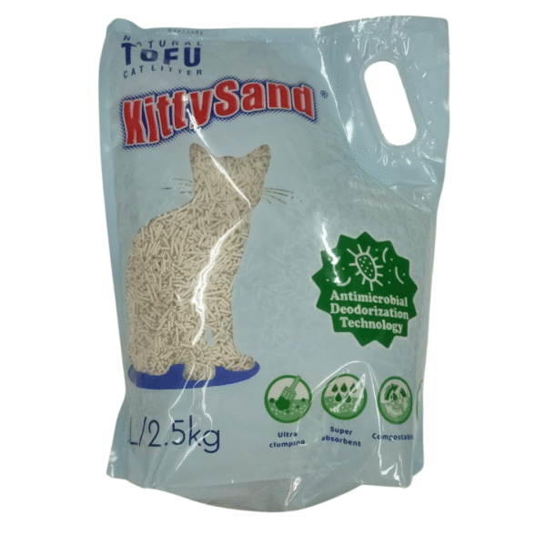 Sanitario De Tofu Biodegradable Sin Aroma Absorbe 6 litros