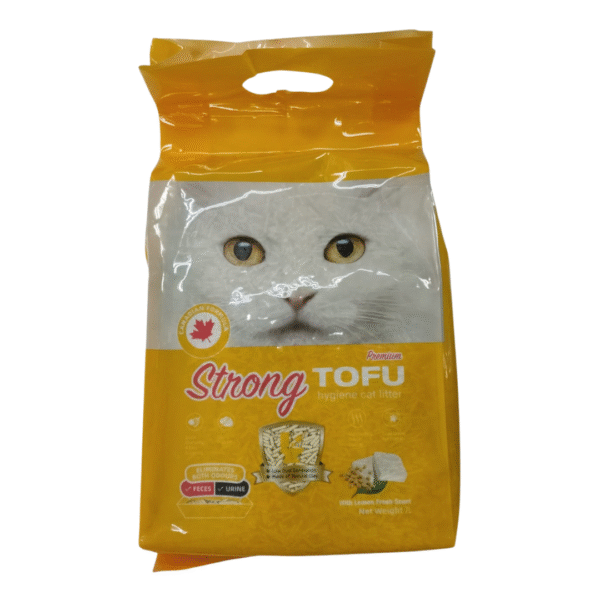 Sanitario De Tofu Biodegradable Aroma Limon Absorbe 7 litros