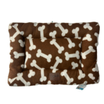 Colchoneta sativa Chocolate Con Huesitos Blancos 90x60 cm